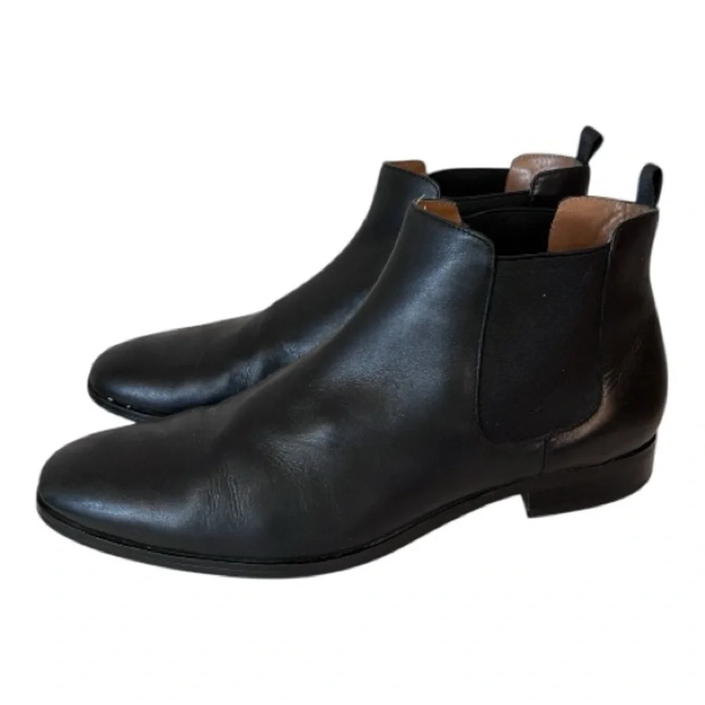 New Republic Black Leather Men's Chelsea Boots
